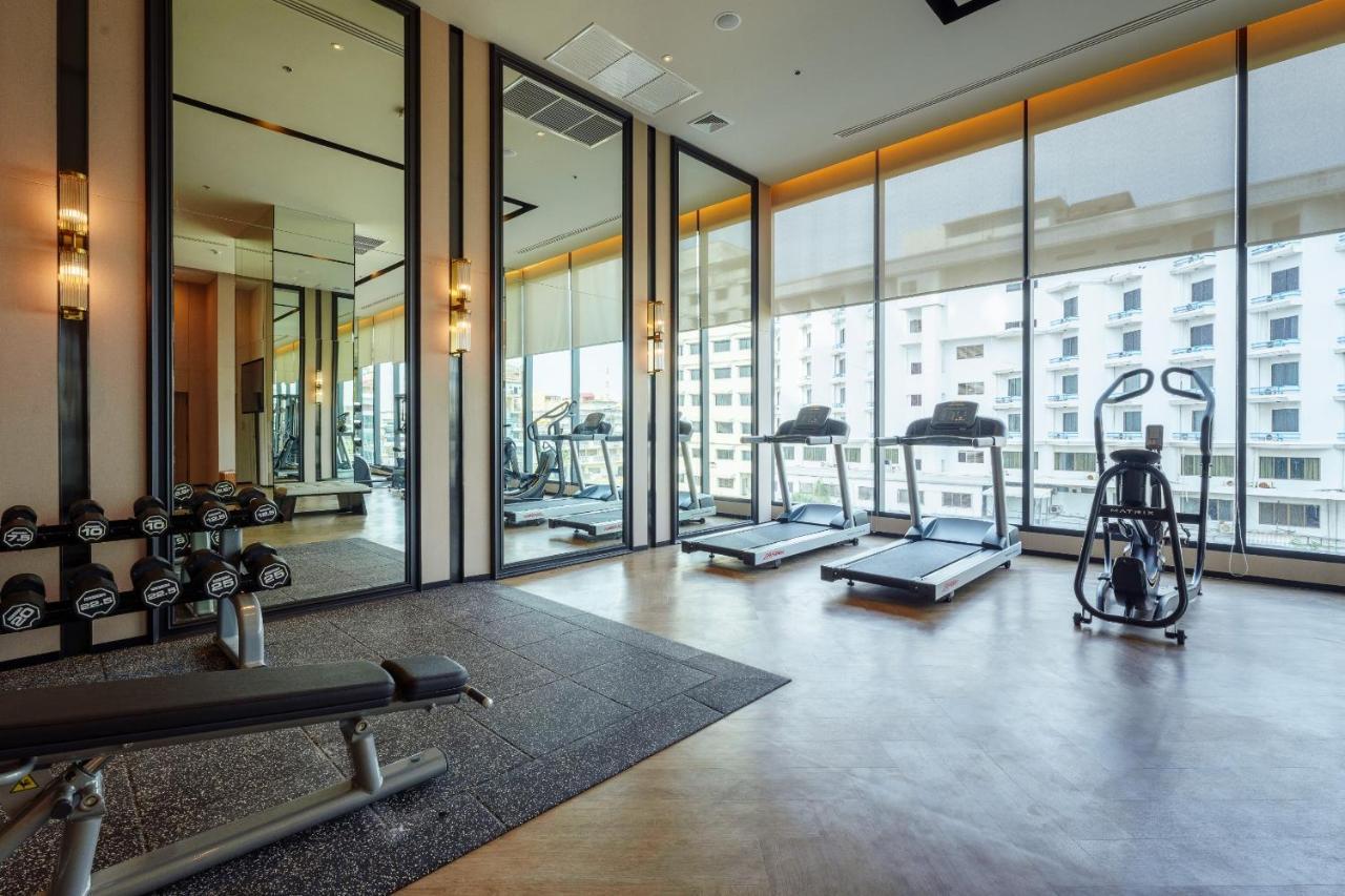 Somerset Pattaya Ngoại thất bức ảnh The gym at the hotel