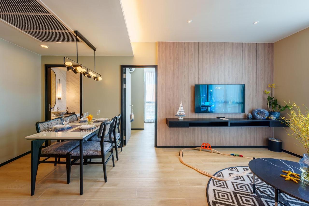 Somerset Pattaya Ngoại thất bức ảnh A living room in a condominium